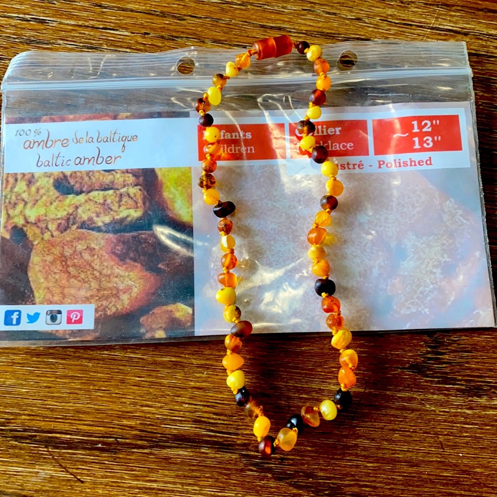 100% Baltic Amber Raw Multi-Color 12-13”